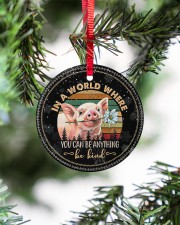 LIMITED EDITION - FUNNY PIG 11024A Circle ornament - single (porcelain) aos-circle-ornament-single-porcelain-lifestyles-07