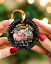 LIMITED EDITION - FUNNY PIG 11024A Circle ornament - single (porcelain) aos-circle-ornament-single-porcelain-lifestyles-08