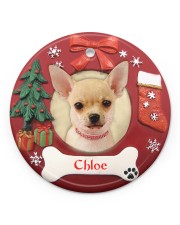 LIMITED EDITION - DOG LOVERS - 80219P Circle ornament - single (porcelain) front