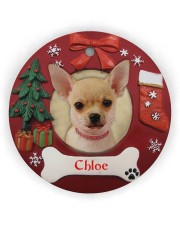 LIMITED EDITION - DOG LOVERS - 80219P Circle Ornament (Wood tile