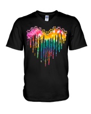 LIMITED EDITION - HIPPIE PAW T-SHIRT 8408K V-Neck T-Shirt tile