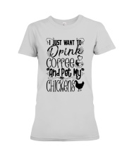 LIMITED EDITION - FARMER FUNNY CHICKEN 80279P Premium Fit Ladies Tee tile