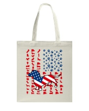 LIMITED EDITION - DACHSHUND USA FLAG - 9302P Tote Bag tile