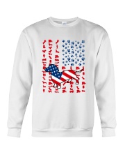 LIMITED EDITION - DACHSHUND USA FLAG - 9302P Crewneck Sweatshirt tile