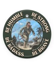 LIMITED EDITION - VETERAN 11029A Circle ornament - single (porcelain) front