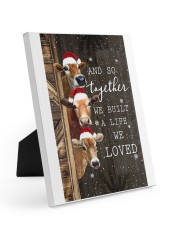 LIMITED EDITION - COW LOVERS 80187P Easel-Back Gallery Wrapped Canvas tile