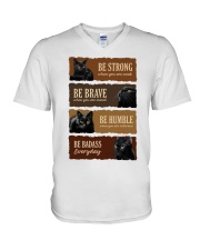 LIMITED EDITION - CAT LOVERS - 90015A V-Neck T-Shirt tile