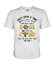 LIMITED EDITION - FARMER COWS FUNNY - 80200P V-Neck T-Shirt tile