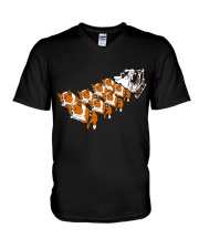 LIMITED EDITION - DOG LOVER - T SHIRT 6730TR V-Neck T-Shirt tile