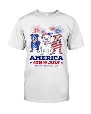 LIMITED EDITION - PIT BULL AMERICAN FLAG - 9297P Premium Fit Mens Tee tile