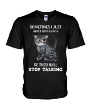 LIMITED EDITION - CAT LOVERS 10706A V-Neck T-Shirt tile