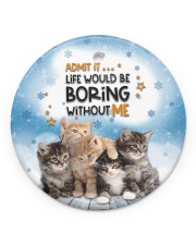 LIMITED EDITION - CAT LOVERS 90112A Circle ornament - single (porcelain) front