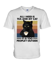 LIMITED EDITION - CAT LOVERS -9888A V-Neck T-Shirt tile