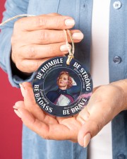 LIMITED EDITION - NURSE 11017A Circle ornament - single (porcelain) aos-circle-ornament-single-porcelain-lifestyles-01