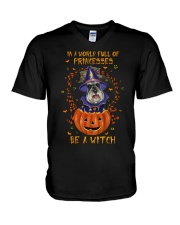 LIMITED EDITION - SCHNAUZER - T SHIRT 9701J V-Neck T-Shirt tile