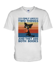 LIMITED EDITION - CAT LOVERS - 10666A V-Neck T-Shirt tile