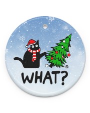 LIMITED EDITION - CAT LOVERS 90072A Circle ornament - single (porcelain) front