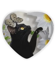LIMITED EDITION - CAT LOVERS 10944A Heart ornament - single (wood) front