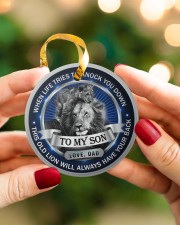 LIMITED EDITION - TO MY SON - 90125TU Circle ornament - single (porcelain) aos-circle-ornament-single-porcelain-lifestyles-08