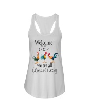 LIMITED EDITION - CRAZY CHICKEN - 9748P Ladies Flowy Tank tile