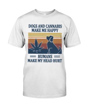 LIMITED EDITION - DOGS AND CANNABIS 9349P Premium Fit Mens Tee tile