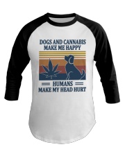 LIMITED EDITION - DOGS AND CANNABIS 9349P Baseball Tee tile