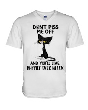 LIMITED EDITION - CAT LOVERS - 9972A V-Neck T-Shirt tile