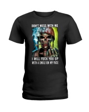 LIMITED EDITION - SMOKING SKULL T SHIRT 9408P Ladies T-Shirt tile
