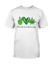 LIMITED EDITION - PEACE LOVE AND 420 - 9393P Premium Fit Mens Tee tile