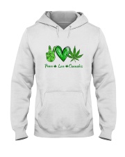 LIMITED EDITION - PEACE LOVE AND 420 - 9393P Hooded Sweatshirt tile