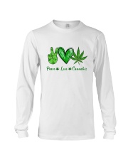 LIMITED EDITION - PEACE LOVE AND 420 - 9393P Long Sleeve Tee tile