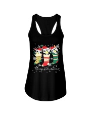 LIMITED EDITION - MERRY CHRISTMAS COW LOVER 6850P Ladies Flowy Tank tile