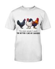 LIMITED EDITION - FARMER LOVE CHICKENS - 6869P Classic T-Shirt front