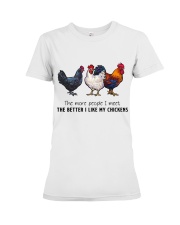 LIMITED EDITION - FARMER LOVE CHICKENS - 6869P Premium Fit Ladies Tee tile