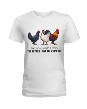 LIMITED EDITION - FARMER LOVE CHICKENS - 6869P Ladies T-Shirt tile