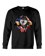 LIMITED EDITION - HUSKY AMERICAN FLAG - 9317P Crewneck Sweatshirt tile