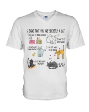 LIMITED EDITION - CAT LOVERS - 10758A V-Neck T-Shirt tile