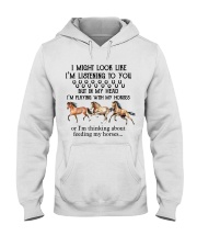 LIMITED EDITION - FARMER LOVE HORSE - 80150P Hooded Sweatshirt tile
