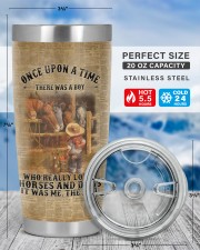 LIMITED EDITION - LOVE HORSES - 90107TU 20oz Tumbler aos-20oz-tumbler-lifestyle-front-49
