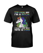 LIMITED EDITION - FUNNY UNICORN - 80093P Classic T-Shirt front