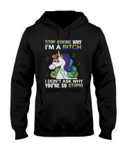 LIMITED EDITION - FUNNY UNICORN - 80093P Hooded Sweatshirt tile