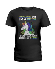 LIMITED EDITION - FUNNY UNICORN - 80093P Ladies T-Shirt tile