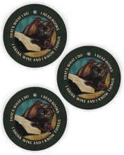 LIMITED EDITION - BLACK CAT - 6986TU Circle Ornament (Wood tile