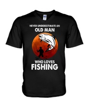 LIMITED EDITION - FISHING T SHIRT 10012A V-Neck T-Shirt tile