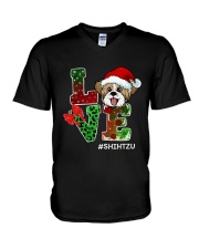 LIMITED EDITION - SHIH TZU - T SHIRT 8975P V-Neck T-Shirt tile