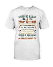 LIMITED EDITION - CAMPING RULES T-SHIRT 8364K Classic T-Shirt front