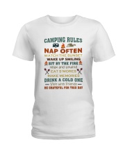 LIMITED EDITION - CAMPING RULES T-SHIRT 8364K Ladies T-Shirt tile