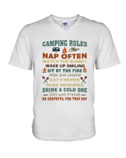 LIMITED EDITION - CAMPING RULES T-SHIRT 8364K V-Neck T-Shirt tile