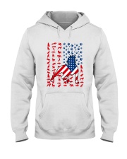 LIMITED EDITION - PIT BULL USA FLAG - 9311P Hooded Sweatshirt tile