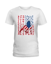 LIMITED EDITION - PIT BULL USA FLAG - 9311P Ladies T-Shirt tile